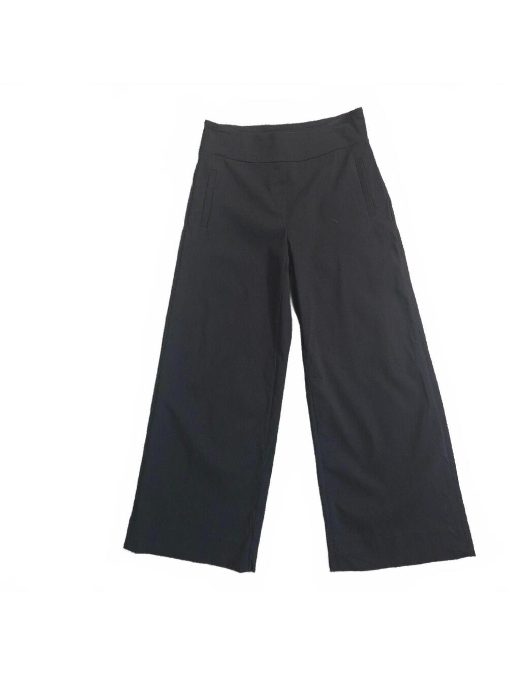 IMNYC Isaac Mizrahi Black Wide Leg Pants XS